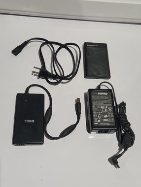 Dell & Lenovo Laptop Chargers Bundle